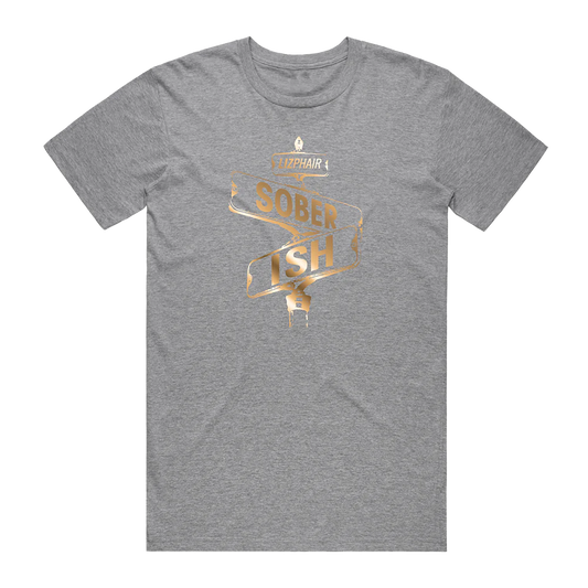 Soberish Sign Gold Foil T-Shirt