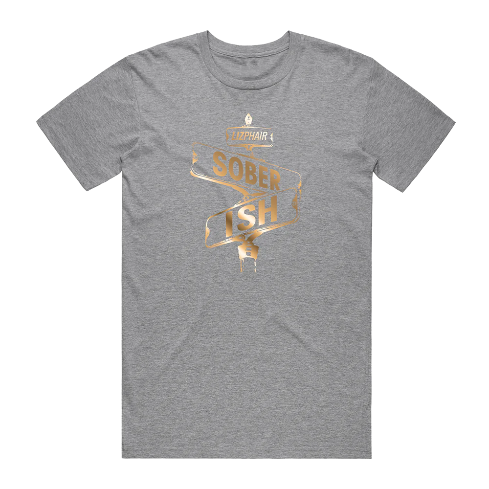 Soberish Sign Gold Foil T-Shirt